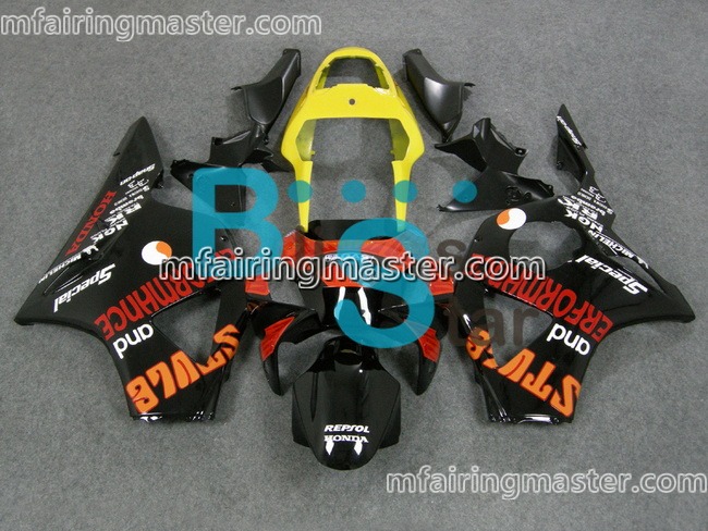 (image for) Fit for Honda CBR900RR 954 2002 2003 fairing kit injection molding Repsol black