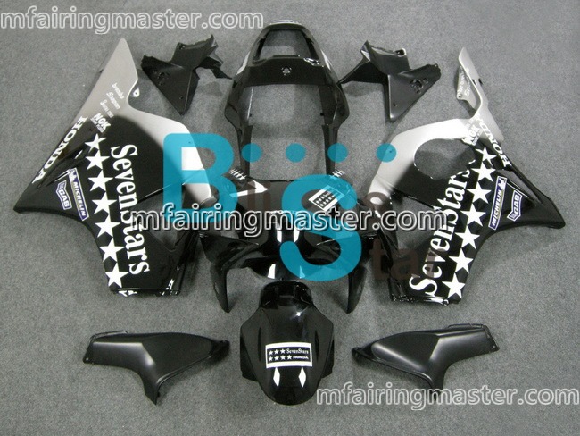 (image for) Fit for Honda CBR900RR 954 2002 2003 fairing kit injection molding Sevenstars black