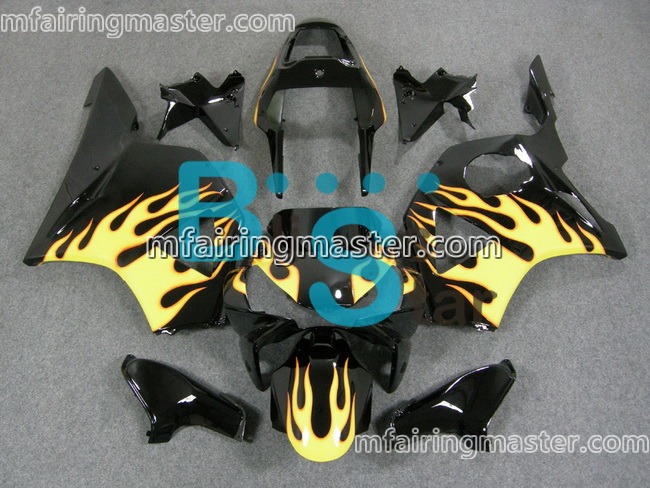 (image for) Fit for Honda CBR900RR 954 2002 2003 fairing kit injection molding Yellow black