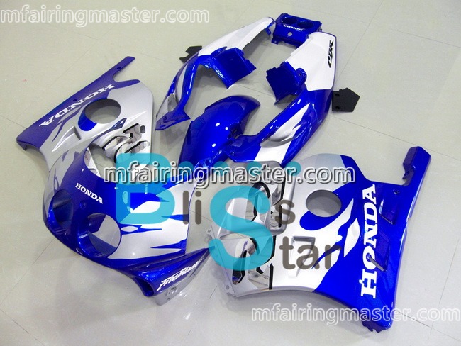 (image for) Fit for Honda CB250RR MC22 1990 1991 1992 1993 1994 fairing kit injection molding silver blue