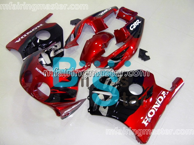 (image for) Fit for Honda CB250RR MC22 1990 1991 1992 1993 1994 fairing kit injection molding red black