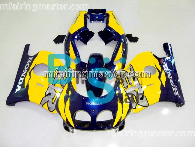 (image for) Fit for Honda CB250RR MC22 1990 1991 1992 1993 1994 fairing kit injection molding yellow dark blue