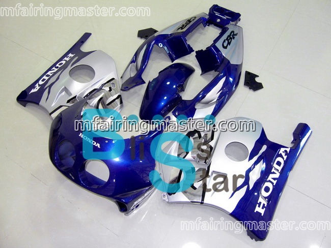 (image for) Fit for Honda CB250RR MC22 1990 1991 1992 1993 1994 fairing kit injection molding silver blue