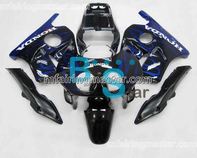 (image for) Fit for Honda CB250RR MC22 1990 1991 1992 1993 1994 fairing kit injection molding blue flame black