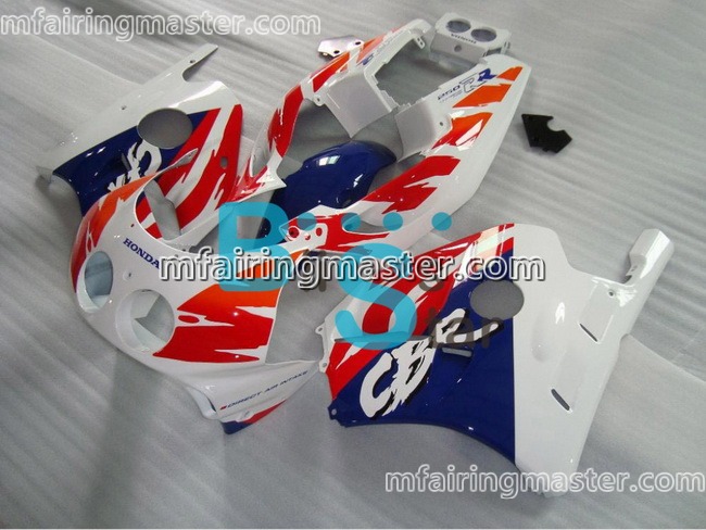 (image for) Fit for Honda CB250RR MC22 1990 1991 1992 1993 1994 fairing kit injection molding red white