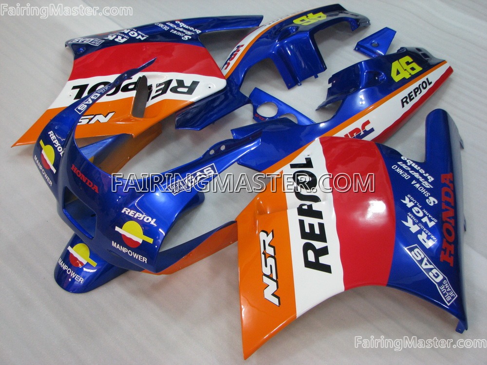 (image for) Handcrafted compression molding fairing kits fit for honda NSR250R 1988 1989 103