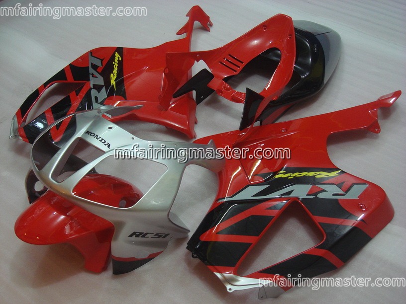 (image for) Fit for Honda VTR1000 RC51 SP1 SP2 2000 2001 2002 2003 2004 2005 2006 fairing kit Silver red black