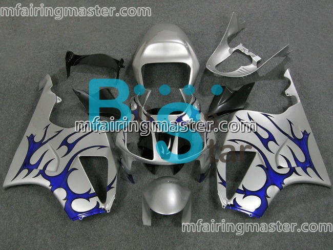 (image for) Fit for Honda VTR1000 RC51 SP1 SP2 2000 2001 2002 2003 2004 2005 2006 fairing kit Blue silver