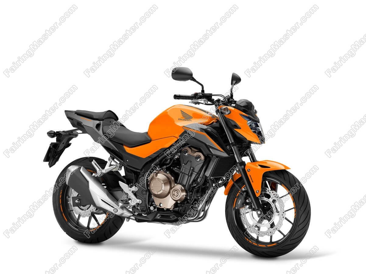 (image for) Fairing kit fit for Honda CB500F 2016-2018 orange black 107