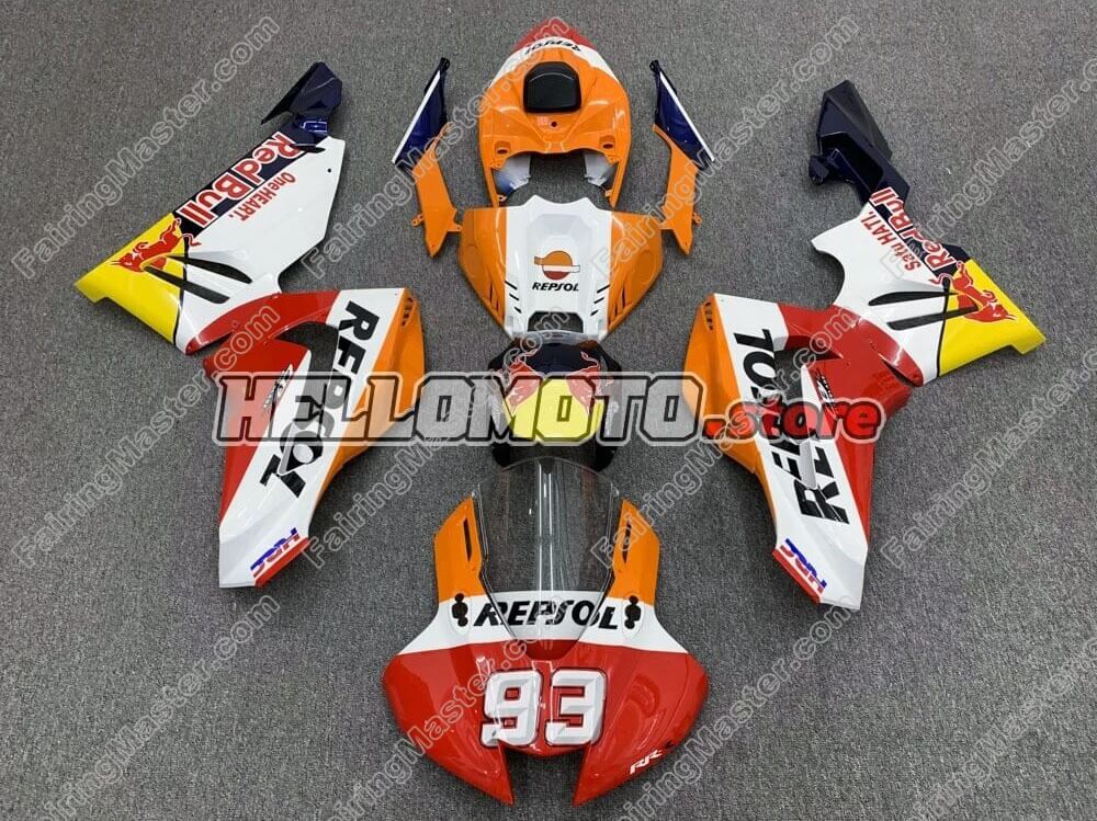 (image for) Fairing kit fit for Honda CBR1000RR-R 2020-2023 yellow orange 103