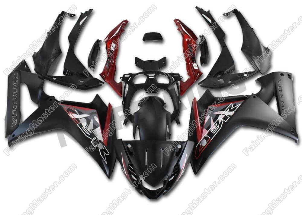 (image for) Fairing kit fit for Honda CBR650F 2014-2018 red matte black 110
