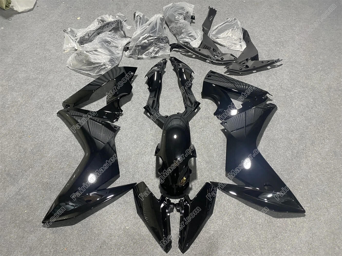(image for) Fairing kit fit for Honda CBR650F 2014-2018 glossy black 112