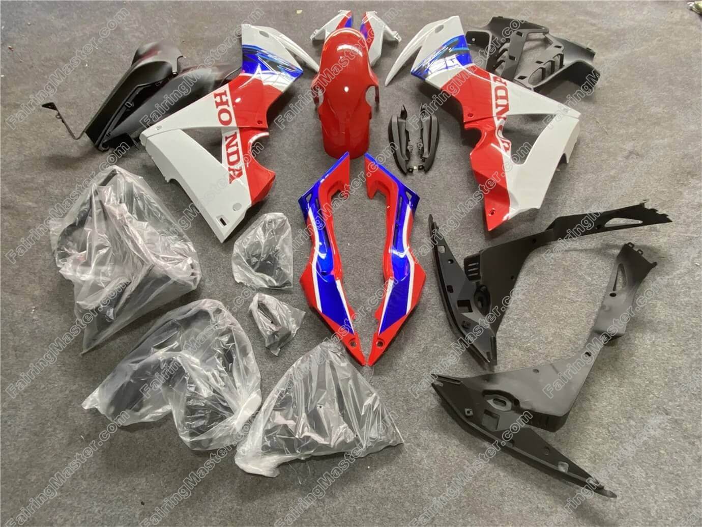 (image for) Fairing kit fit for Honda CBR650F 2014-2018 red white blue 114
