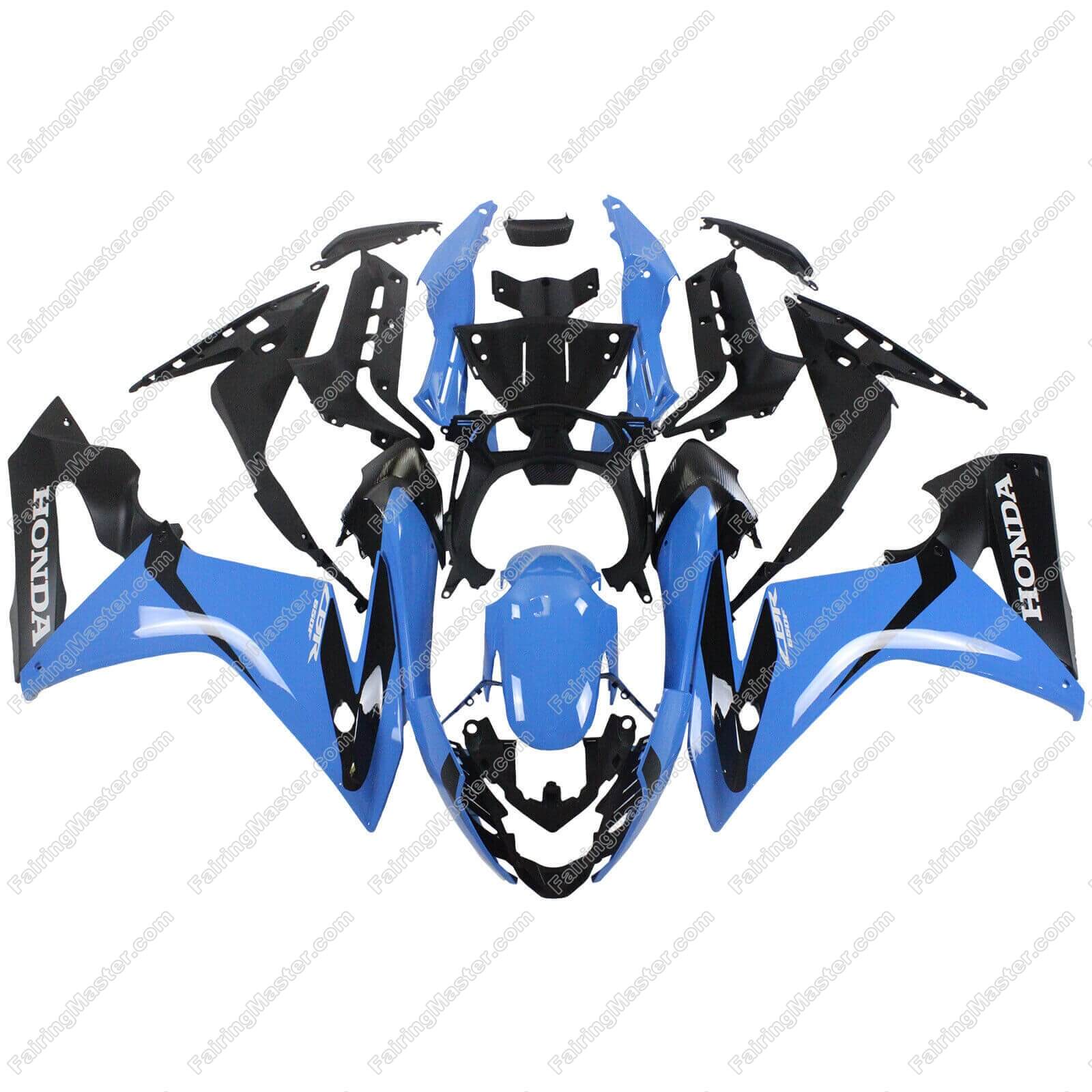 (image for) Fairing kit fit for Honda CBR650F 2014-2018 blue black 115