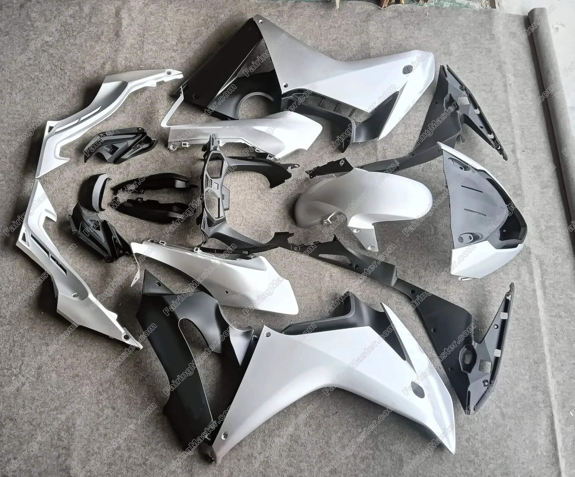 (image for) Fairing kit fit for Honda CBR650F 2014-2018 white black 116