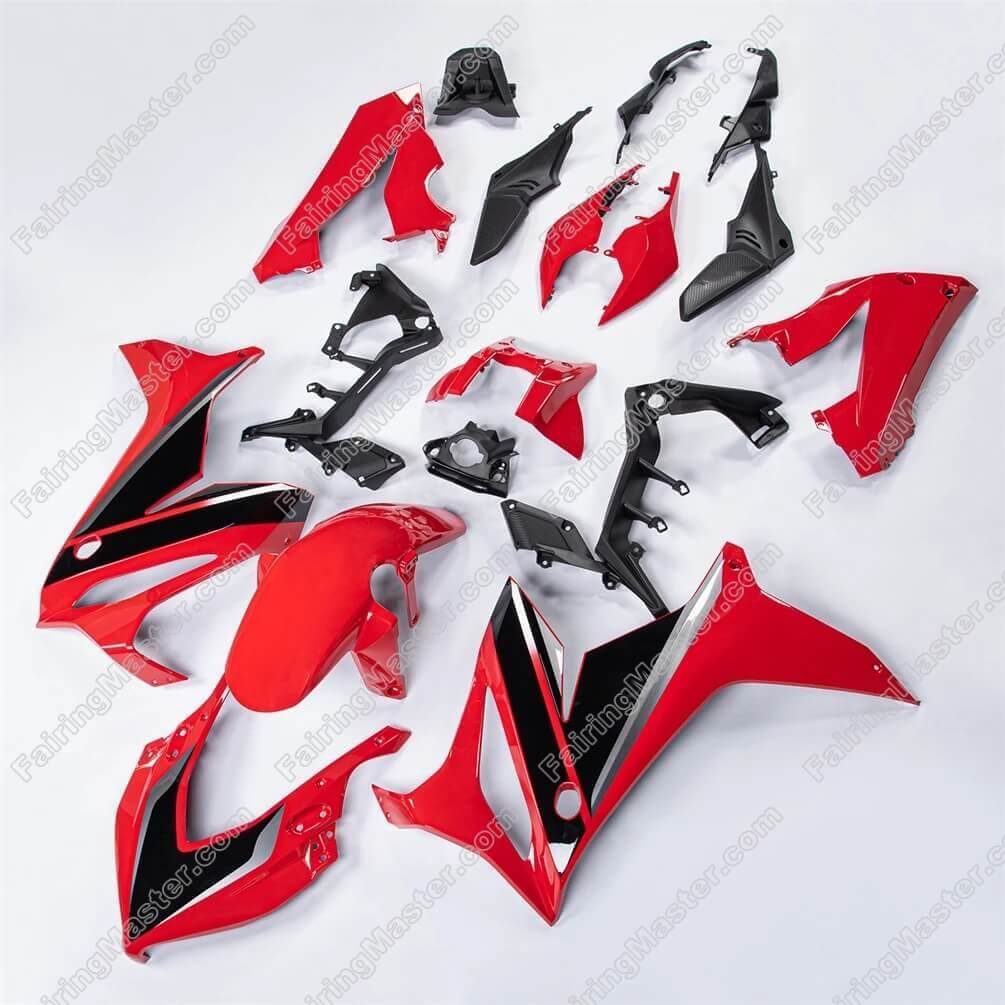 (image for) Fairing kit fit for Honda CBR650R 2019-2023 red black silver 117