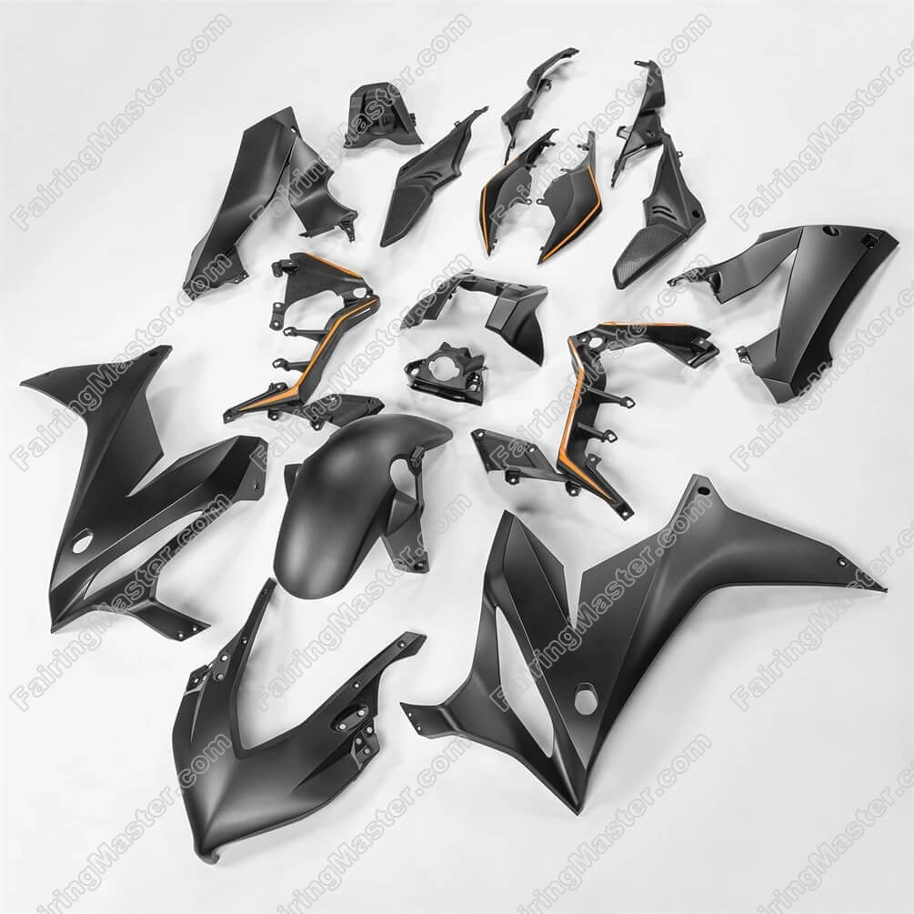 (image for) Fairing kit fit for Honda CBR650R 2019-2023 orange matte black 121