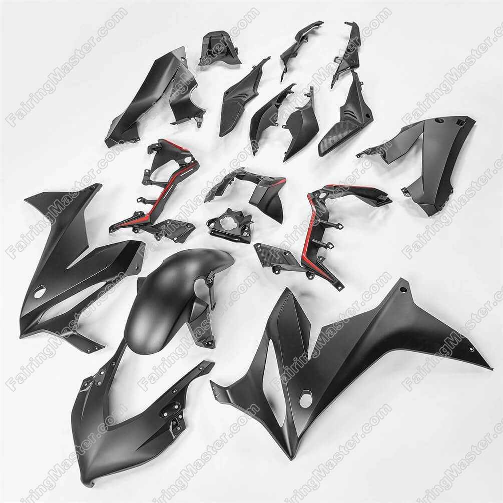 (image for) Fairing kit fit for Honda CBR650R 2019-2023 red matte black 122