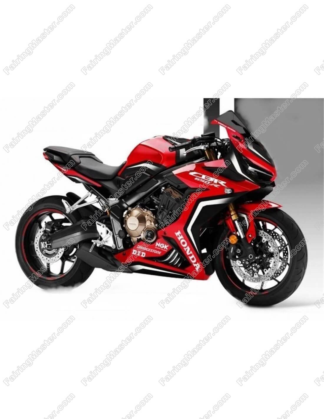 (image for) Fairing kit fit for Honda CBR650R 2019-2023 red 126