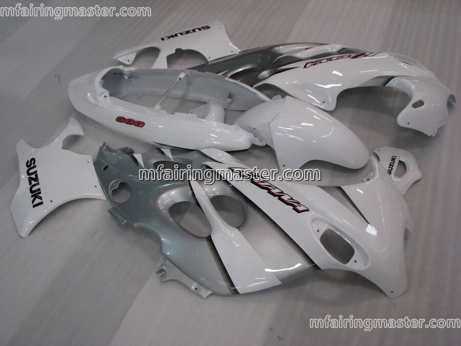 (image for) Fit for Suzuki GSXF 600 750 Katana 2005 2006 fairing kit White silver