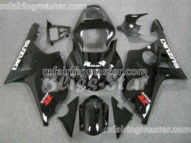 (image for) Fit for Suzuki GSXR 1000 K1 K2 2000 2001 2002 fairing kit injection molding Black