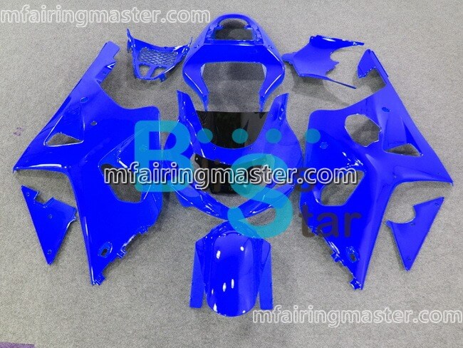 (image for) Fit for Suzuki GSXR 1000 K1 K2 2000 2001 2002 fairing kit injection molding Blue