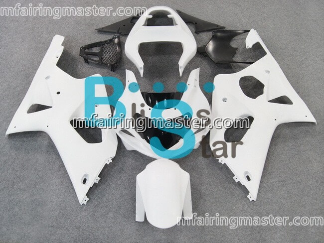 (image for) Fit for Suzuki GSXR 1000 K1 K2 2000 2001 2002 fairing kit injection molding White