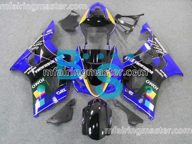 (image for) Fit for Suzuki GSXR 1000 K3 2003 2004 fairing kit injection molding Black blue