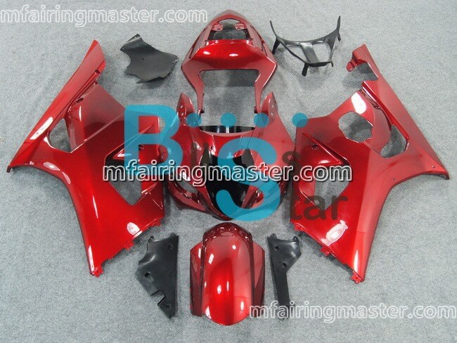 (image for) Fit for Suzuki GSXR 1000 K3 2003 2004 fairing kit injection molding Red