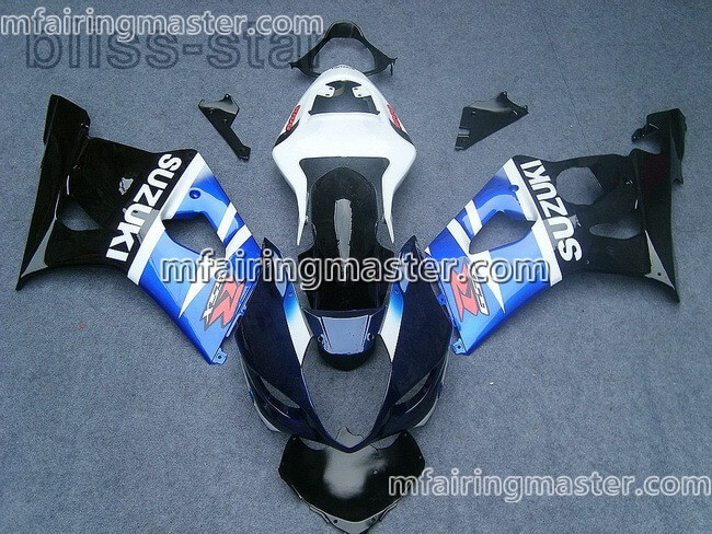 (image for) Fit for Suzuki GSXR 1000 K3 2003 2004 fairing kit injection molding Blue black