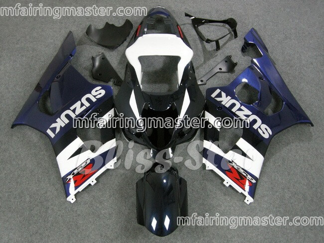 (image for) Fit for Suzuki GSXR 1000 K3 2003 2004 fairing kit injection molding Black white