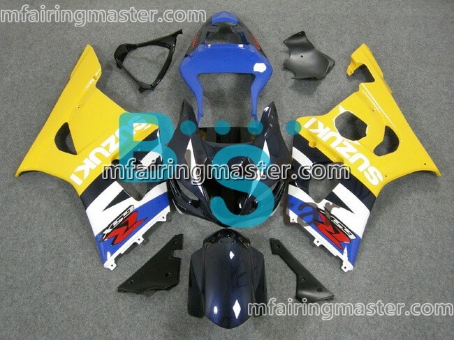 (image for) Fit for Suzuki GSXR 1000 K3 2003 2004 fairing kit injection molding Yellow black