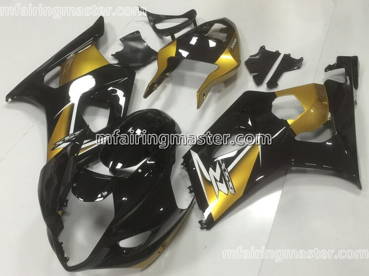 (image for) Fit for Suzuki GSXR 1000 K3 2003 2004 fairing kit injection molding Golden black