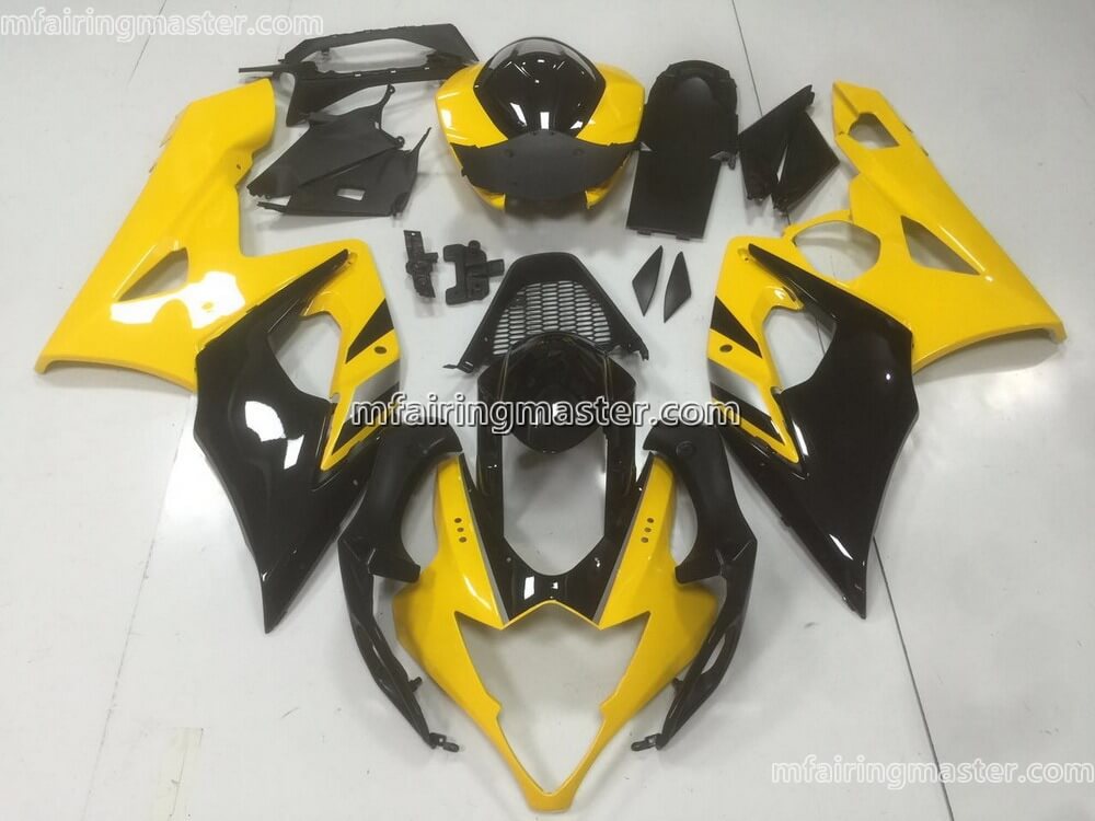 (image for) Fit for Suzuki GSXR 1000 K5 2005 2006 fairing kit injection molding Yellow black