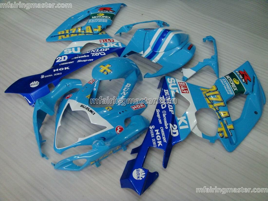 (image for) Fit for Suzuki GSXR 1000 K5 2005 2006 fairing kit injection molding Blue rizla+