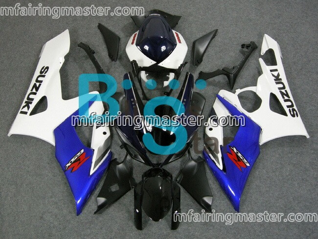 (image for) Fit for Suzuki GSXR 1000 K5 2005 2006 fairing kit injection molding Blue white