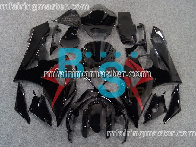 (image for) Fit for Suzuki GSXR 1000 K5 2005 2006 fairing kit injection molding Red black