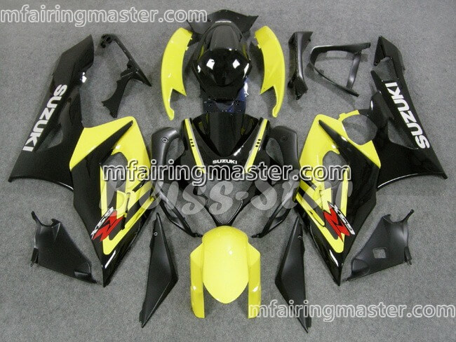 (image for) Fit for Suzuki GSXR 1000 K5 2005 2006 fairing kit injection molding Yellow black