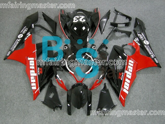 (image for) Fit for Suzuki GSXR 1000 K5 2005 2006 fairing kit injection molding Jordan red black