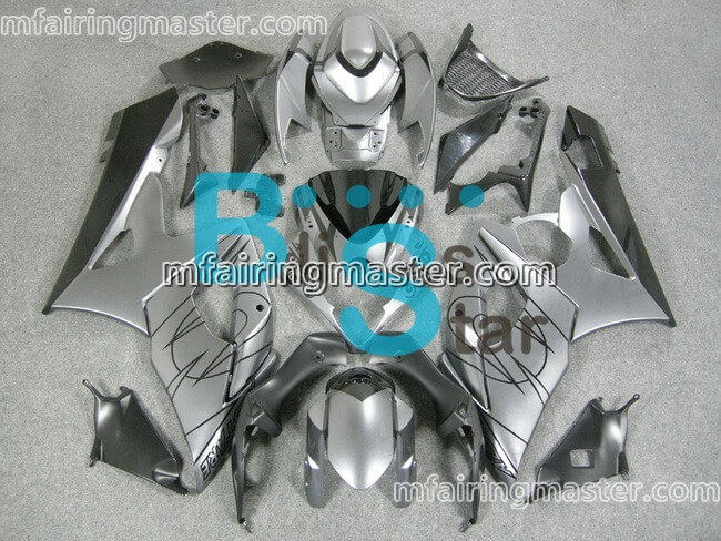 (image for) Fit for Suzuki GSXR 1000 K5 2005 2006 fairing kit injection molding Silver black