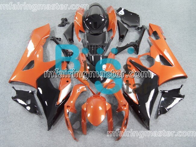 (image for) Fit for Suzuki GSXR 1000 K5 2005 2006 fairing kit injection molding Orange black