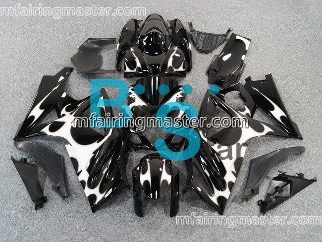 (image for) Fit for Suzuki GSXR 1000 K7 2007 2008 fairing kit injection molding White black