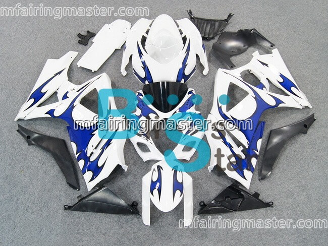 (image for) Fit for Suzuki GSXR 1000 K7 2007 2008 fairing kit injection molding White blue