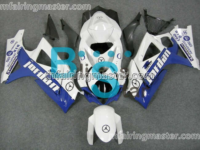 (image for) Fit for Suzuki GSXR 1000 K7 2007 2008 fairing kit injection molding Jordan white blue