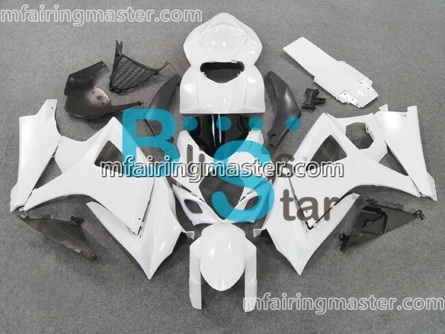 (image for) Fit for Suzuki GSXR 1000 K7 2007 2008 fairing kit injection molding White