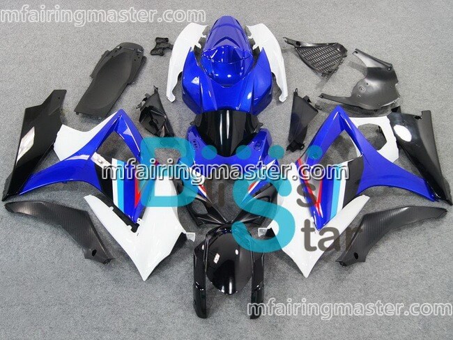 (image for) Fit for Suzuki GSXR 1000 K7 2007 2008 fairing kit injection molding White blue