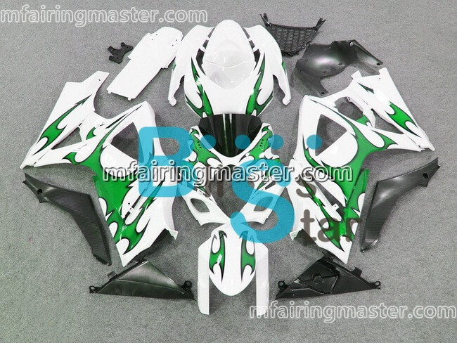 (image for) Fit for Suzuki GSXR 1000 K7 2007 2008 fairing kit injection molding Green white