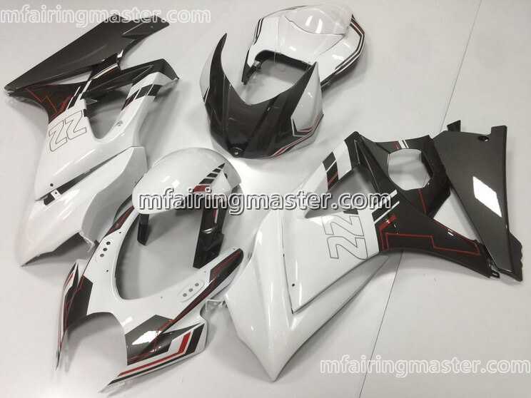 (image for) Fit for Suzuki GSXR 1000 K7 2007 2008 fairing kit injection molding White black