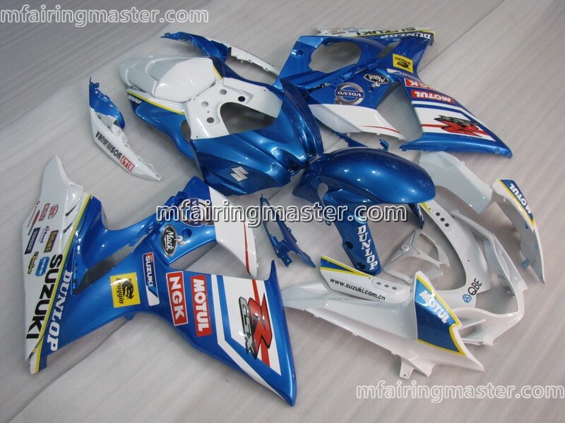 (image for) Fit for Suzuki GSXR 1000 K9 2009 2010 2011 2012 2013 2014 2015 2016 fairing kit injection molding blue white