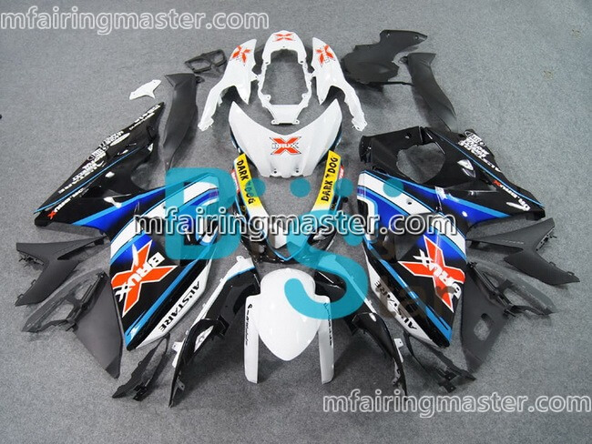 (image for) Fit for Suzuki GSXR 1000 K9 2009 2010 2011 2012 2013 2014 2015 2016 fairing kit injection molding blue white